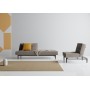 Диван-кровать Splitback 115х210 см черные ножки Styletto, ткань 521
