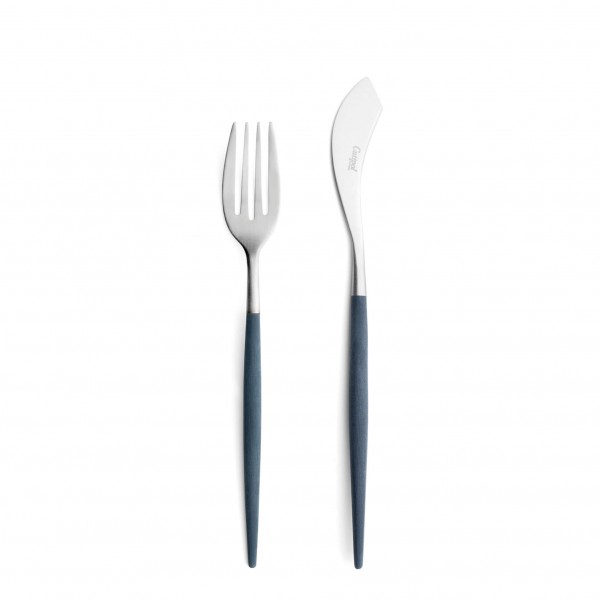 Нож и вилка для рыбы Cutipol Mio, синий
