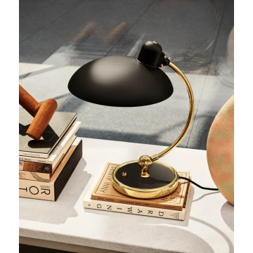 Настольная лампа Kaiser Idell 6631-T Luxus, латунь, матовая черная 