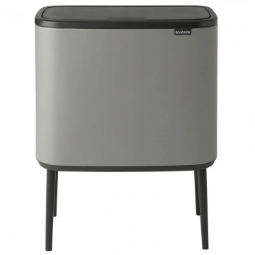 Мусорный бак Bo Touch Bin 11+23 л, Sense of Luxury, серый