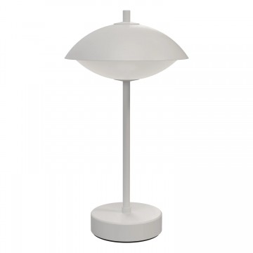 Переносная настольная лампа Clam, белая