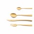 Набор столовых приборов Duna Gold 130 пред. на 24 персон, матовые