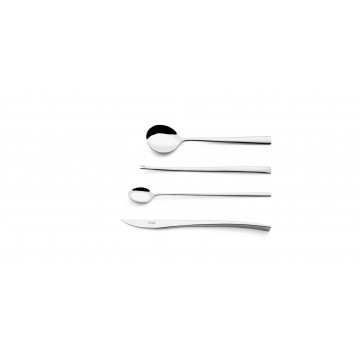 Набор приборов Duna 4 предмета, зеркальные