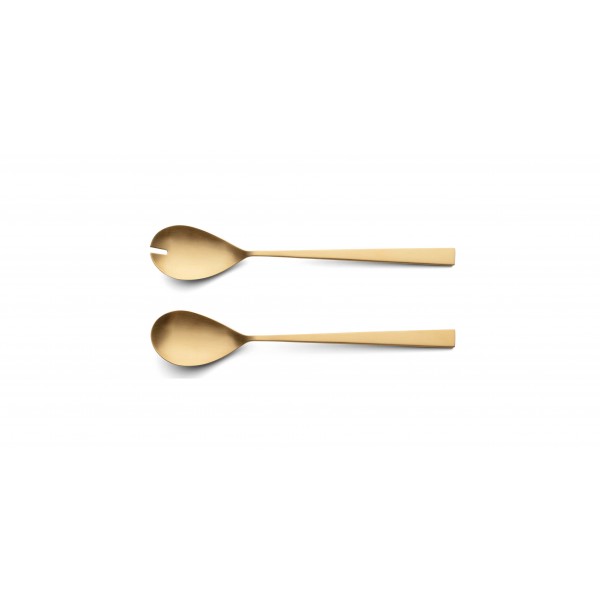 Набор столовых приборов Bauhaus Gold 130 пред. на 12 персон, матовые