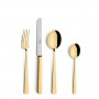 Набор столовых приборов Bauhaus Gold 130 пред. на 12 персон, зеркальные