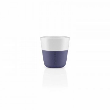 Чашки для эспрессо 2 шт 80 мл, фиолетово-синий