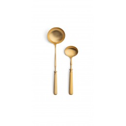 Ложка и половник Piccadilly Gold, матовые