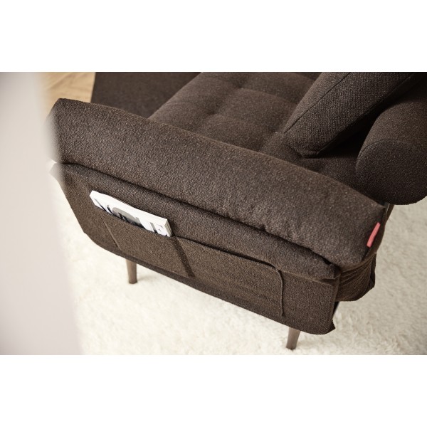 Диван-кушетка Rollo Classic ножки Styletto, ткань 358