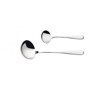 Ложка и половник Atlantico, зеркальные