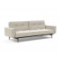 Диван-кровать Splitback с подлокотниками, Styletto темный, ткань 357