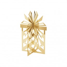 Рождественское настольное украшение, большое, позолоченное