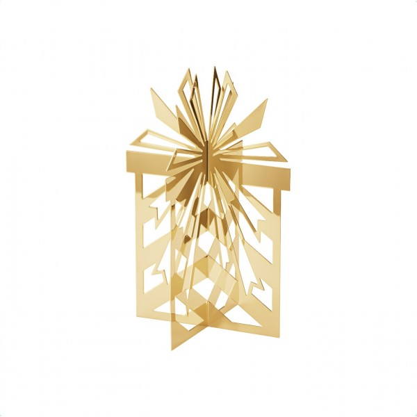 Рождественское настольное украшение, большое, позолоченное Рождественское настольное украшение, большое, позолоченное