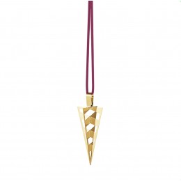 Рождественское украшение Корнет, позолоченный