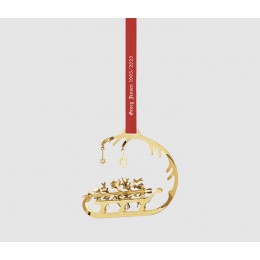 Рождественское украшение Сани, позолоченные