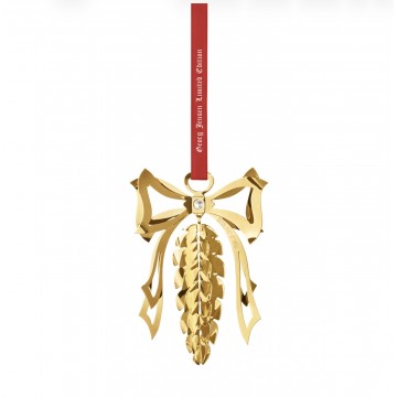 Рождественское украшение Шишка, позолоченный