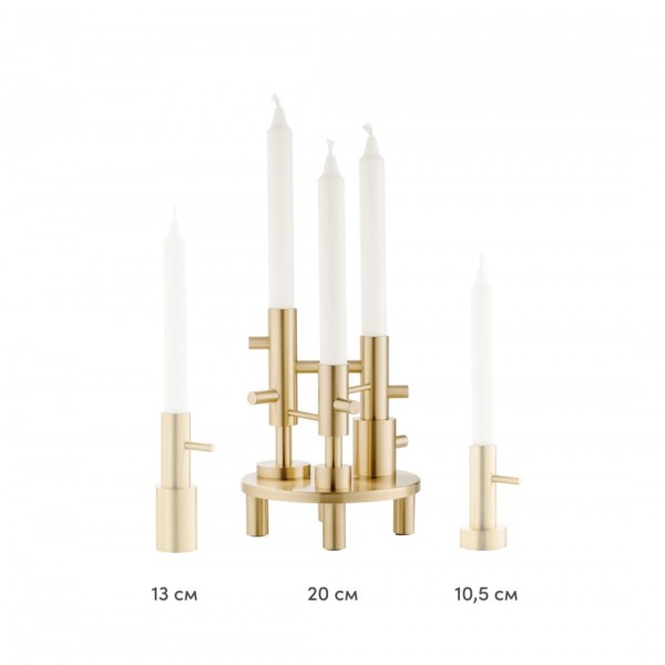 Настольный подсвечник JH, латунь Настольный подсвечник JH, латунь
