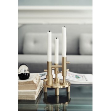 Настольный подсвечник JH, латунь