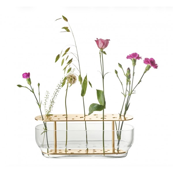 Ваза Ikebana широкая, латунь Ваза Ikebana широкая, латунь