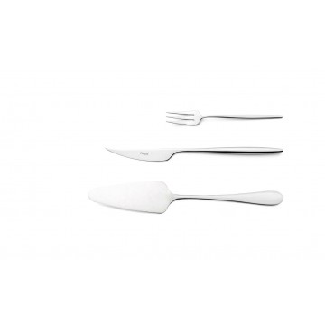 Набор приборов для десерта Solo, зеркальный