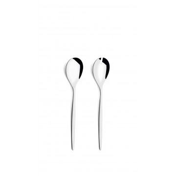 Приборы для салата Solo, зеркальные
