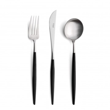 Набор столовых приборов Goa 130 пред. на 12 персон, чёрный