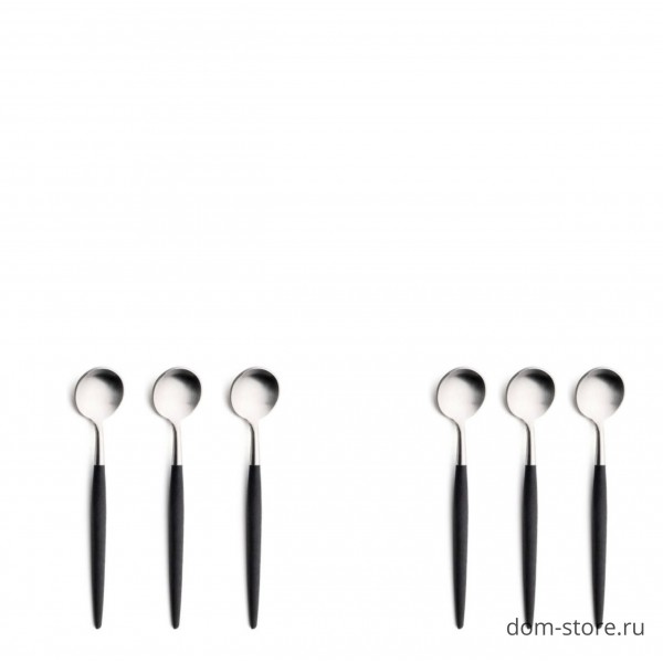 Набор столовых приборов Goa 130 пред. на 12 персон, чёрный