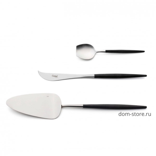 Набор столовых приборов Goa 130 пред. на 12 персон, чёрный