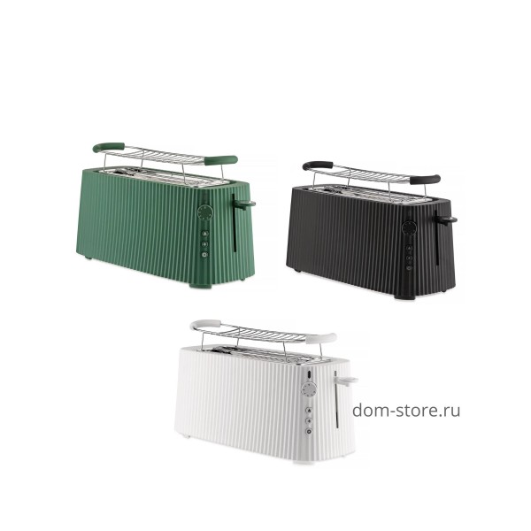 Тостер Plisse с двумя отделениями, белый