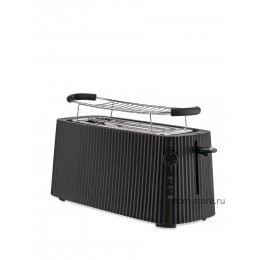 Тостер Plisse с двумя отделениями, черный