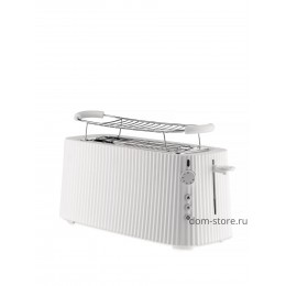 Тостер Plisse с двумя отделениями, белый