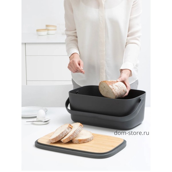 Хлебница Nic, темно-серая (Dark-Grey)
