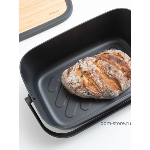 Хлебница Nic, темно-серая (Dark-Grey)
