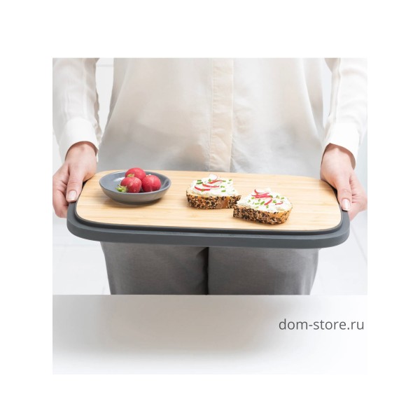 Хлебница Nic, темно-серая (Dark-Grey)