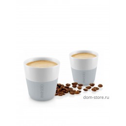 Чашки для эспрессо 2 шт 80 мл, мраморно-серые