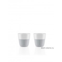Чашки для эспрессо 2 шт 80 мл, мраморно-серые