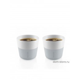 Чашки Lungo 230 мл 2 шт, мраморно-серые