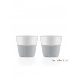 Чашки Lungo 230 мл 2 шт, мраморно-серые