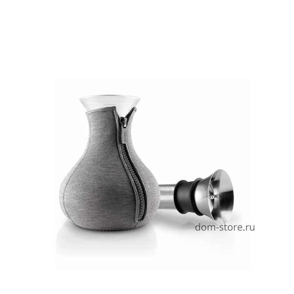 Чайник заварочный Tea Maker в неопреновом чехле 1л темно-серый