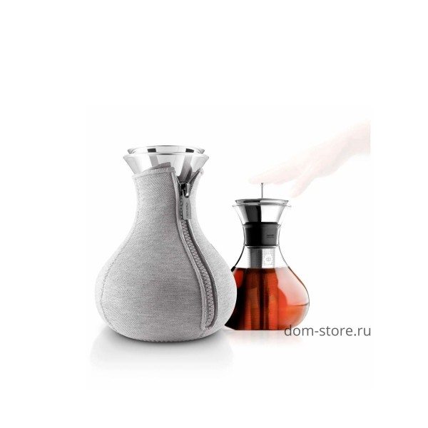 Чайник заварочный Tea Maker в неопреновом чехле 1л светло-серый Чайник заварочный Tea Maker в неопреновом чехле 1л светло-серый