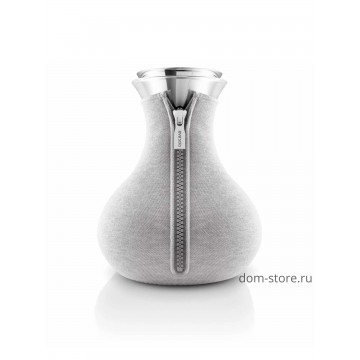 Чайник заварочный Tea Maker в неопреновом чехле 1л светло-серый