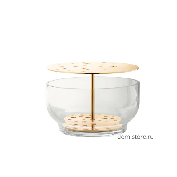 Ваза Ikebana большая, латунь