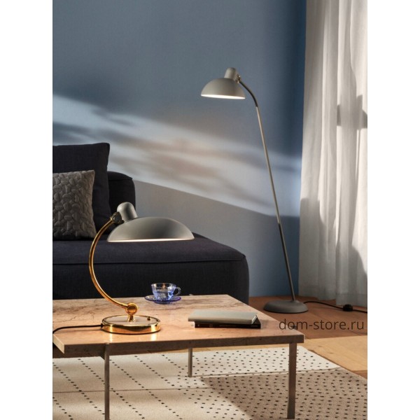 Настольная лампа Kaiser Idell 6631-T Luxus, латунь, матовая серая