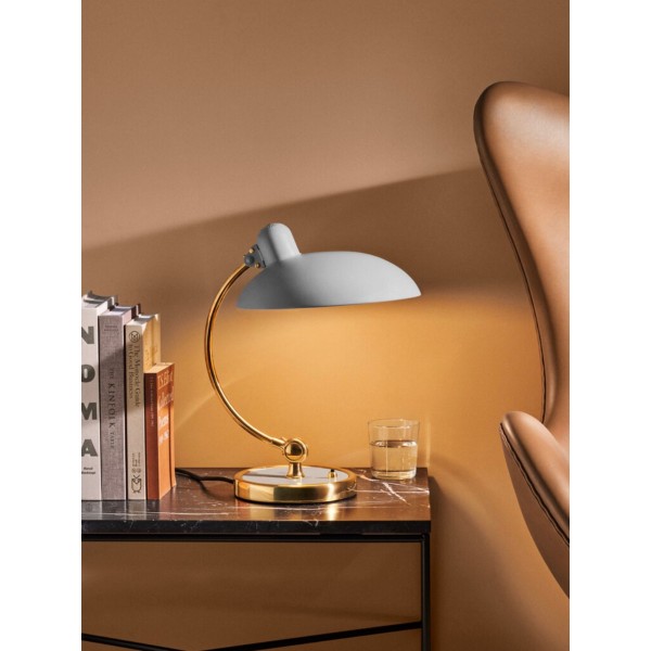 Настольная лампа Kaiser Idell 6631-T Luxus, латунь, матовая серая
