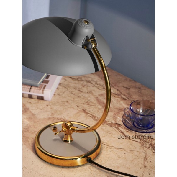 Настольная лампа Kaiser Idell 6631-T Luxus, латунь, матовая серая
