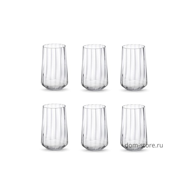 Стаканы Bernadotte 380 мл, хрусталь, 6 шт Стаканы Bernadotte 380 мл, хрусталь, 6 шт