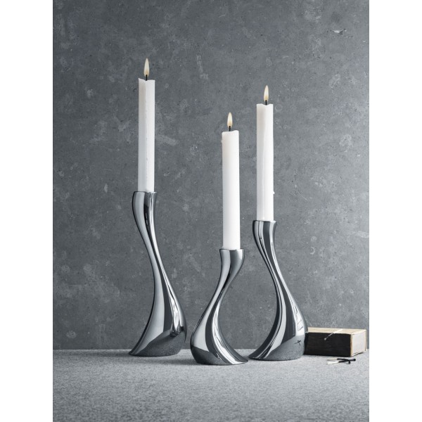 Набор настольных подсвечников Cobra маленький, средний и большой Набор настольных подсвечников Cobra маленький, средний и большой