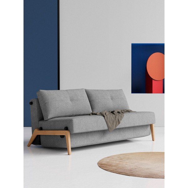 Диван-кровать Cubed 160 ножки дубовые, ткань 565