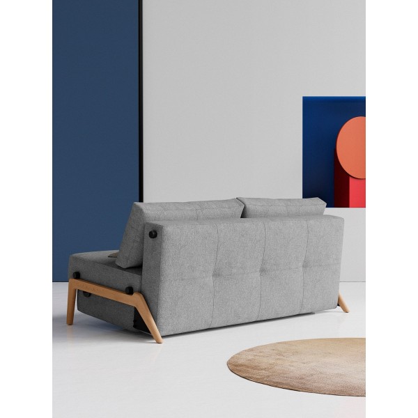 Диван-кровать Cubed 160 ножки дубовые, ткань 565