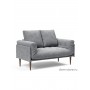Диван-кушетка Rollo Classic ножки Styletto, ткань 565