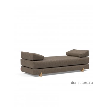 Диван-кровать Sigmund ножки дуб, ткань 411